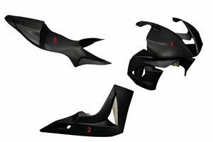 Carenado Racing Pintado Honda Cbr 600 RR 2007 - 2008 - MXPCRV5773