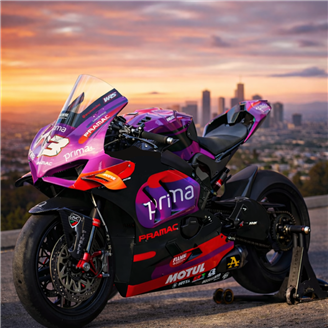 Painted Race Fairings Ducati Panigale V4 V4S V4R 2022-2024 - MXPCRV19013