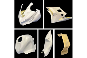 Race-Paket Kawasaki Ninja ZX4-RR 2024 - 2026 : Verkleidungen + Schnellverschluss - MXPCRD17446