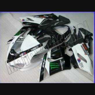 Carene stradali in abs verniciate compatibili con Kawasaki ZX6R 636 2005 - 2006 - MXPCAV3044