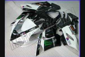 Carene stradali in abs verniciate compatibili con Kawasaki ZX6R 636 2005 - 2006 - MXPCAV3044