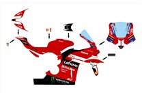 Carene Racing Verniciate Ducati Panigale V4 V4S V4R 2025-2026 + alette - MXPCRV18968 2