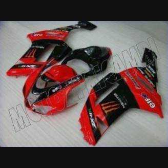 Carene stradali in abs verniciate compatibili con Kawasaki ZX6R 2007 - 2008 - MXPCAV3046