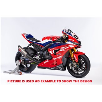 Lackierte Rennverkleidung Honda CBR 1000 RR-R 2024-2026 - MXPCRV19057