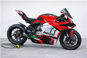 Lackierte Rennverkleidung Ducati Panigale V4 V4S 2020 - 2021 Fluo- MXPCRV17534
