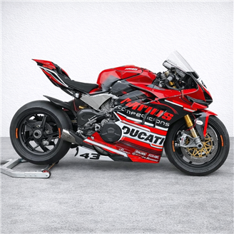 Lackierte Rennverkleidung Ducati Panigale V4 V4S V4R 2022-2024 - MXPCRV17529