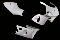 carenado Suzuki GsxR 600/750 1996 - 1999 sin guardabarros Racing - MXPCRD19082