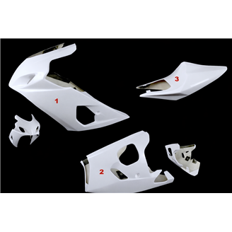 Verkleidungen Suzuki GsxR 600/750 2004 - 2005 ohne Kotflugel Racing - MXPCRD19084