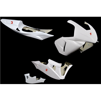 carenado Honda CBR 600 RR 2003 2004 race completo sin guardabarros - MXPCRD19136