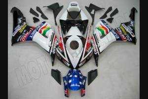 Lackierte Straße Verkleidung auf ABS kompatibel mit Honda Cbr 1000 2006 - 2007 - MXPCAV3108