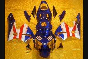 Lackierte Straße Verkleidung auf ABS kompatibel mit Honda CBR 600 RR 2003 - 2004 - MXPCAV3171