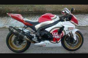 Carene stradali in abs verniciate compatibili con Suzuki Gsxr 1000 2009 - 2016 - MXPCAV3268