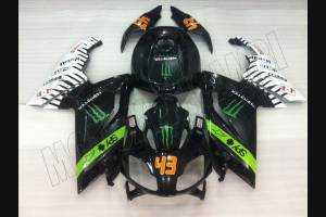 Lackierte Straße Verkleidung auf ABS kompatibel mit Aprilia RS 125 2006 - 2010 - MXPCAV3367