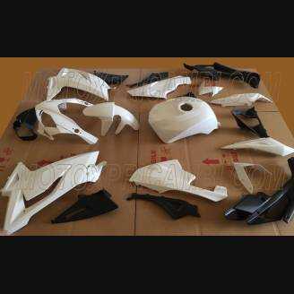 Aprilia RS 125 2006 - 2010 Complete and unpainted fairings with front fender - MXPCAD3512