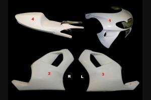 Aprilia RS 125 1995 1998 Fairings without Front Fender for street use - MXPCRD3593