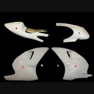 Aprilia RS 250 SP 1993 - 1997 race Fairings without Front Fender - MXPCRD3594