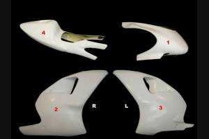 Carénages Aprilia RS 250 SP 1993 - 1997 sans Pare-boue Racing - MXPCRD3594