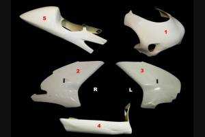 Verkleidungen Aprilia RS 250 SP 1998 - 2002 ohne Kotflugel Racing - MXPCRD3596