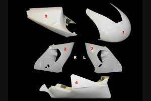 Carénages Aprilia RSV 1000 1998 - 2000 sans Pare-boue Racing - MXPCRD3598