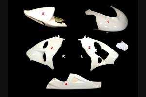 Verkleidungen Suzuki TL 1000 R 1998 - 2003 ohne Kotflugel Racing - MXPCRD3608