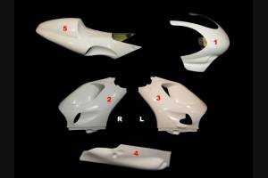 Triumph T595 955 955i Daytona 2001 Fairings without Front Fender Racing - MXPCRD3630