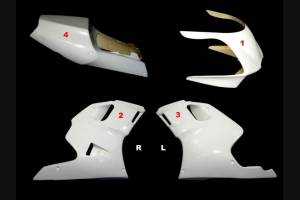 Carene Yamaha TZR 125 1994 senza Parafango Racing - MXPCRD3640