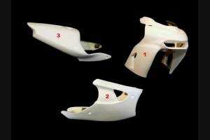 Kawasaki Z6R 2000 2002 race Fairings without Front Fender - MXPCRD3647