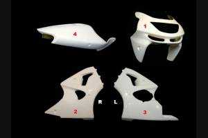 Carénages Kawasaki Z6R 1998 - 1999 sans Pare-boue street - MXPCRD3649