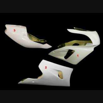 Kawasaki ZxR 750 1993 1995 race Fairings without Front Fender - MXPCRD3657