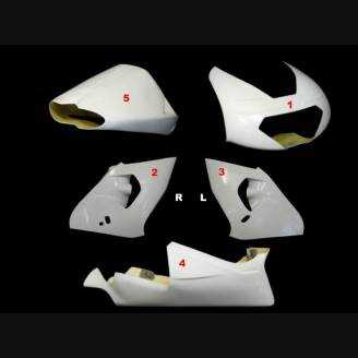 carenado Aprilia RSV 1000 1998 - 2000 sin guardabarros street - MXPCRD3597