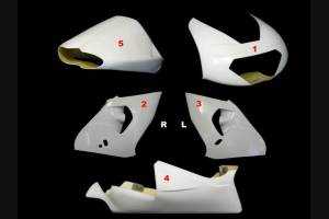 carenado Aprilia RSV 1000 1998 - 2000 sin guardabarros street - MXPCRD3597