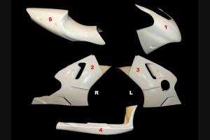 Carénages Kawasaki Zx12R 2000 - 2001 sans Pare-boue Racing - MXPCRD3655