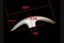 Front mudguard MXPVCR4190 2