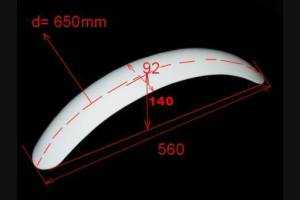 Front mudguard MXPVCR4207 