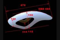 Front mudguard MXPVCR4238 