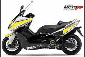 Carenados en abs pintados para la calle compatible con Yamaha T Max 500 2008 - 2011 - MXPCYT4481
