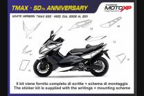 Aufkleber Satz kompatibel mit Yamaha T Max 500 2008 - 2011 - MXPKAY4510
