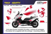Kit adesivi compatibile con Yamaha T Max 500 2008 - 2011 - MXPKAY4511