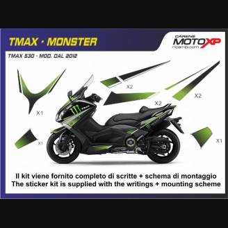 Sticker set compatible with Yamaha T Max 530 2012 - 2014 - MXPKAY4528