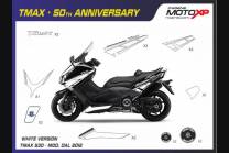 Sticker set compatible with Yamaha T Max 530 2012 - 2014 - MXPKAY4530