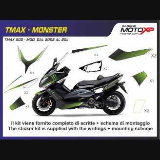 Kit adesivi compatibile con Yamaha T Max 500 2008 - 2011 - MXPKAY4541