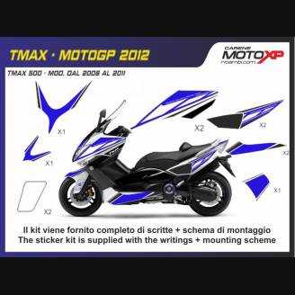Kit adesivi compatibile con Yamaha T Max 500 2008 - 2011 - MXPKAY4543