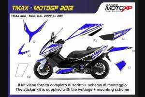 Kit adesivi compatibile con Yamaha T Max 500 2008 - 2011 - MXPKAY4543