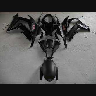 Painted street fairings in abs compatible with Kawasaki ZX10R 2011 - 2015 Matt Black - MXPCAV4598