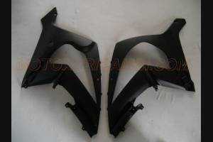 Carene stradali in abs verniciate compatibili con Kawasaki ZX10R 2011 - 2015 nero opaco - MXPCAV4598