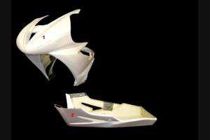 Front fairings Triumph Daytona 675 2013 - 2018 without back seat - MXPCRD4657