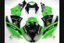 Carenados en abs pintados para la calle compatible con Kawasaki ZX6R 2009 - 2012 - MXPCAV4914