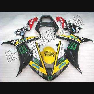 Carenados en abs pintados para la calle compatible para Yamaha R1 2002 - 2003 - MXPCAV4947