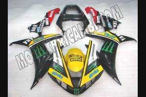 Carenados en abs pintados para la calle compatible para Yamaha R1 2002 - 2003 - MXPCAV4947