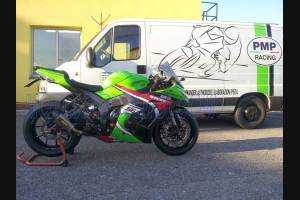 Lackierte Straße Verkleidung auf ABS kompatibel mit Kawasaki ZX10R 2011 - 2015 - MXPCAV5251